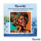 Figured'Art Mini Paint by Numbers Kit for Adults with Frame African Queen Pop Art Small format 8"x8" - Craft Art Painting DIY Canvas Already Stretched on a Wooden Frame